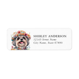 Havanese Dog Return Address Labels