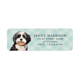 Havanese Dog Return Address Labels