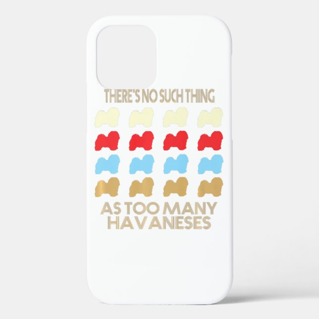 Havanese Dogs Premium Case-Mate iPhone Case (Back)