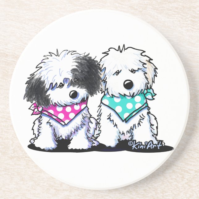 Havanese Duo Coaster (Front)