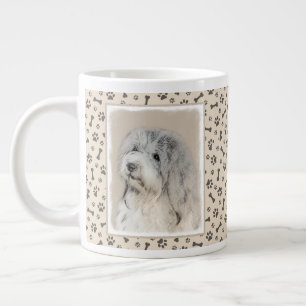 Havanese (Gold Sable) Painting - Original Dog Art Large Coffee Mug