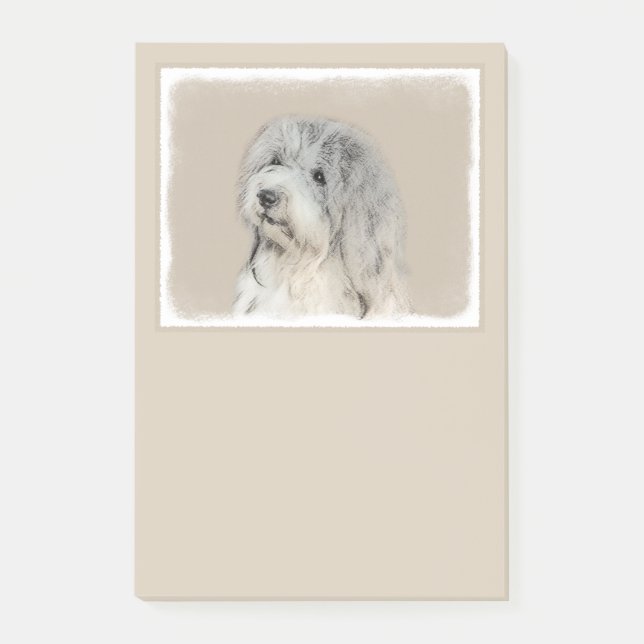 Havanese (Gold Sable) Painting - Original Dog Art Post-it Notes (Front)