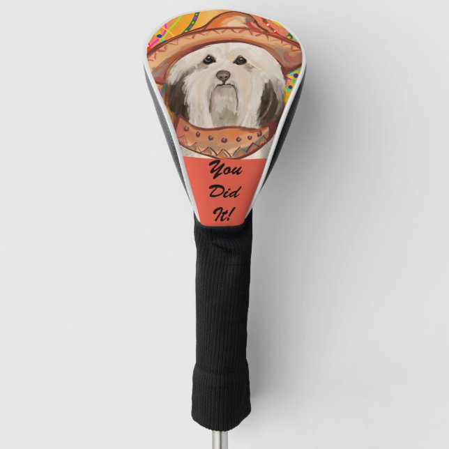 HAVANESE   GOLF HEAD COVER (Front)