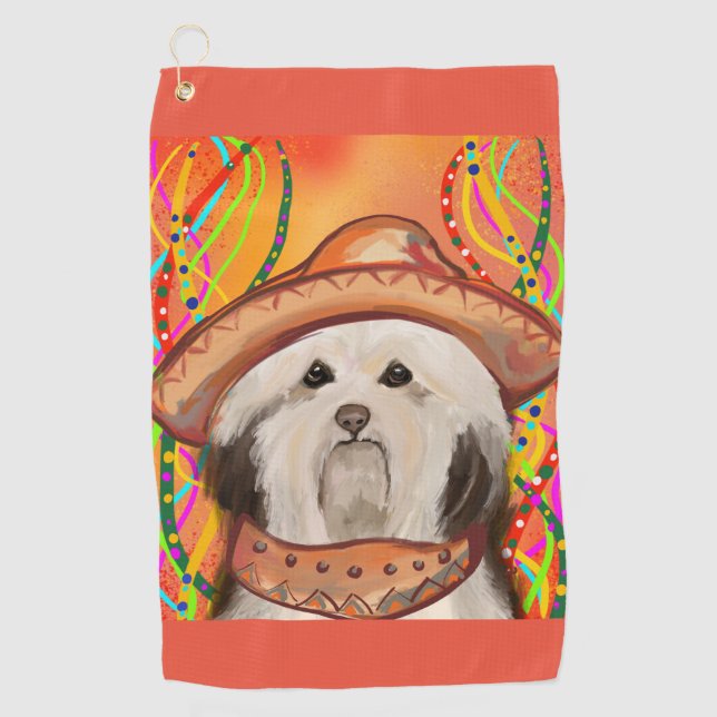 HAVANESE    GOLF TOWEL (Front)