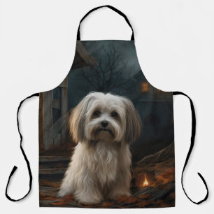 Havanese Halloween Scary Apron