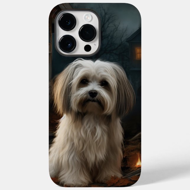 Havanese Halloween Scary Case-Mate iPhone Case (Back)