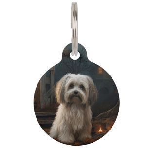 Havanese Halloween Scary Pet Tag