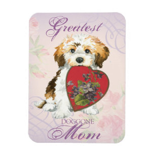 Havanese Heart Mom Magnet