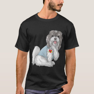 Havanese I Love Mum Tattoo Dog Funny Mother's Day T-Shirt