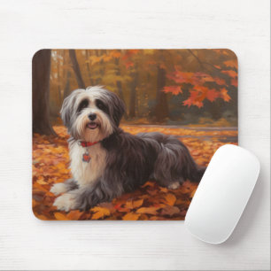 Havanese in Autumn Leaves Fall Inspire  Mouse Mat