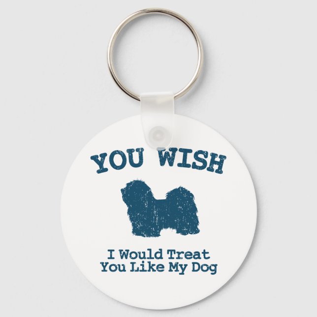 Havanese Key Ring (Front)