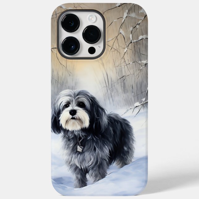 Havanese Let It Snow Christmas Case-Mate iPhone Case (Back)
