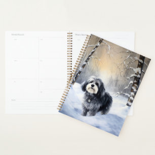 Havanese Let It Snow Christmas Planner