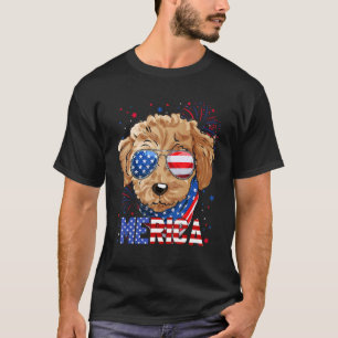 Havanese Merica Sunglasses 4th Of July American F T-Shirt
