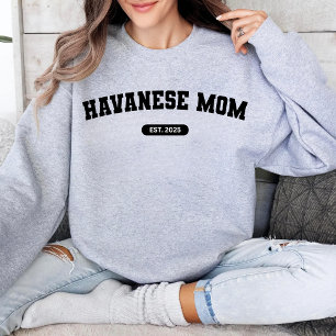 HAVANESE MOM Dog Mum Custom Birth Year Sweater