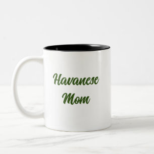 Havanese Mum Mug with White Havanese