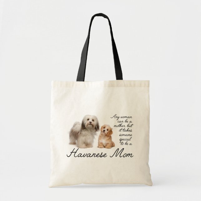 Havanese Mum Tote (Front)