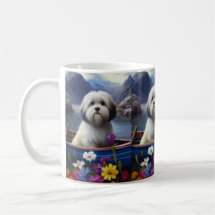 Havanese on a Paddle: A Scenic Adventure Coffee Mug
