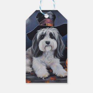 Havanese Pumpkins Halloween Scary Gift Tags