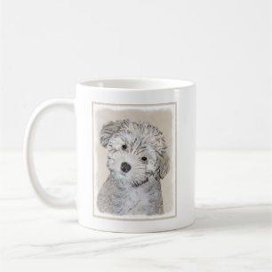 Havanese Puppy Painting - Cute Original Dog Art Coffee Mug