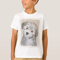 Havanese Puppy Painting - Cute Original Dog Art