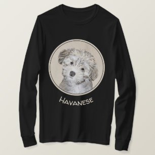 Havanese Puppy Painting - Cute Original Dog Art T-Shirt