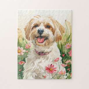 Havanese Puzzle – Watercolor Dog Jigsaw