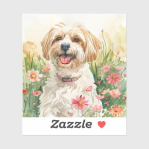 Havanese Sticker – Watercolor Dog Decal