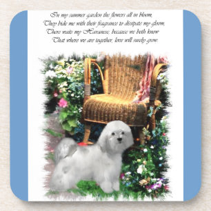 Havanese Summer Garden Coaster
