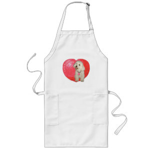 Havanese Valentine's Day Long Apron