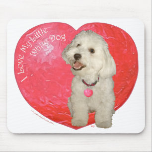 Havanese Valentine's Day Mouse Mat