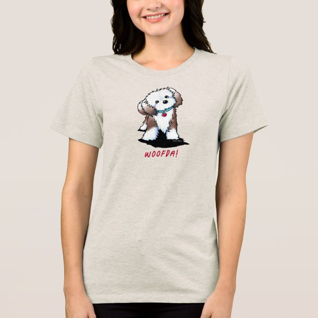 Havanese Woofda Tri-Blend Shirt (Front)
