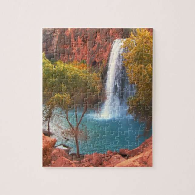 Havasu Falls, Waterfall jigsaw puzzle (Vertical)