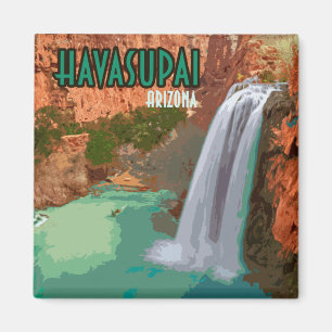 Havasupai Indian Reservation Arizona Mooney Falls Magnet