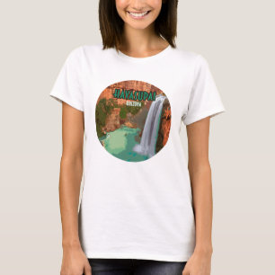 Havasupai Indian Reservation Arizona Mooney Falls T-Shirt