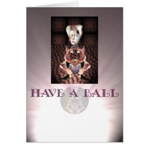 Have a ball 2006 calendar card by Anjo Lafin