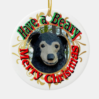 Have a Beary Merry Christmas Ceramic Tree Decoration