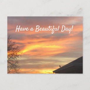 Have a Beautiful Day Horizon Postcard