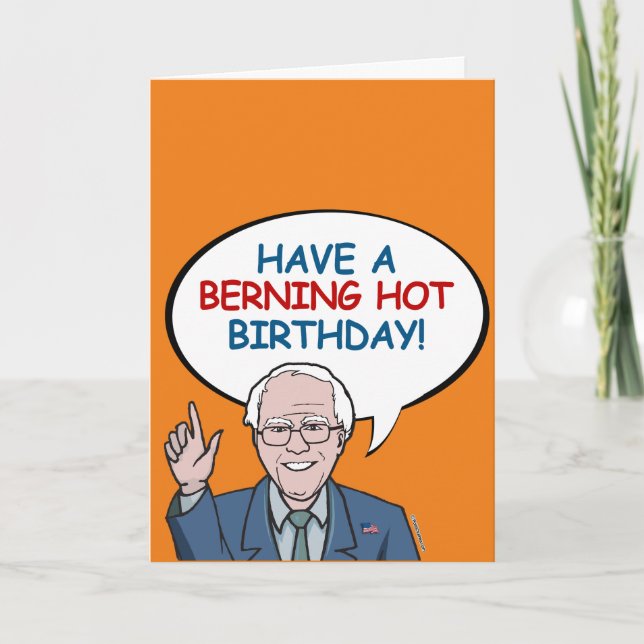 Have a Berning Hot Birthday Card (Front)