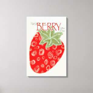 Have  A BERRY Nice Day Canvas Print