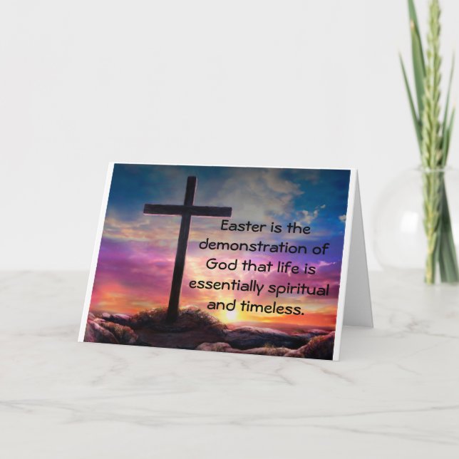HAVE A "BLESSED" AND "HAPPY" EASTER CARD (Front)