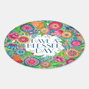 Have a Blessed Day Sticker