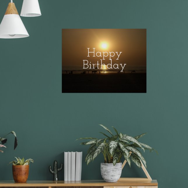 Have a Blessed Happy Birthday Design Online Art Poster (Living Room 1)