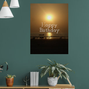 Have a Blessed Happy Birthday Design Online Art Poster