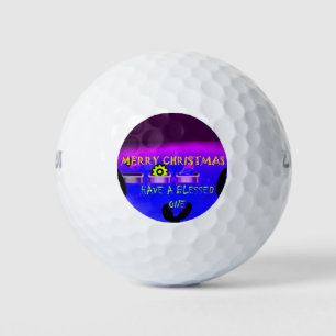 Have a Blessed Merry Christmas – A Festive Digital Golf Balls