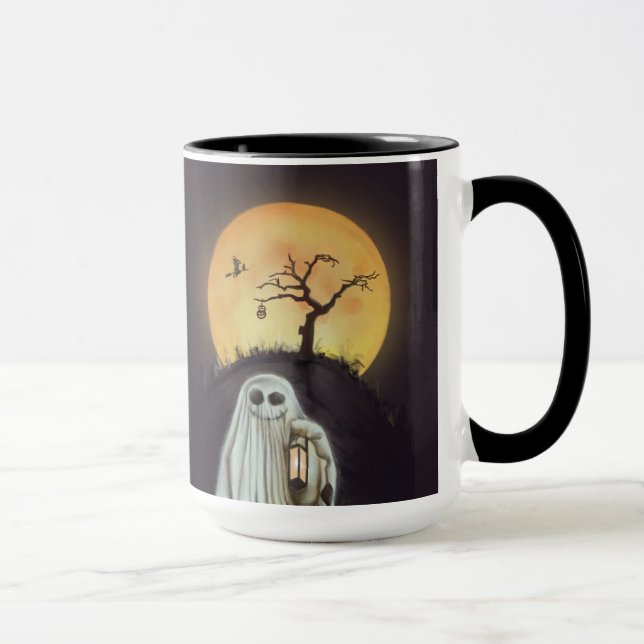 Have a Boo-Tiful Day! Black Handle Mug 15 oz.  (Right)
