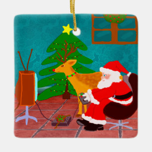 Have A Chill Christmas Ceramic Ornament