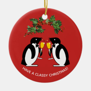 Have A Classy Christmas Ceramic Tree Decoration