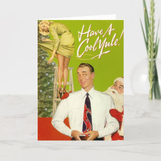 "Have A Cool Yule" Christmas Greeting Card