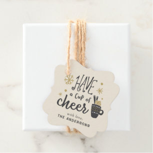 Have a Cup of Cheer Holiday Drink Mix Gift Favour Tags